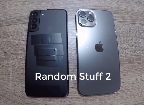 Chưa ra mắt, Galaxy S21+ đã bị lộ video so sánh với iPhone 12 Pro Max